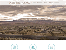Tablet Screenshot of dixiespringsacc.org